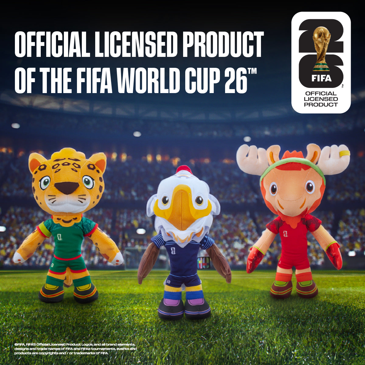 FIFA World Cup 2026 Mexico 8-Inch Plush - Official Zayu the Jaguar Mascot - Image 2