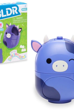 Squishmallows Ingred the Purple Cow Buildable Figure