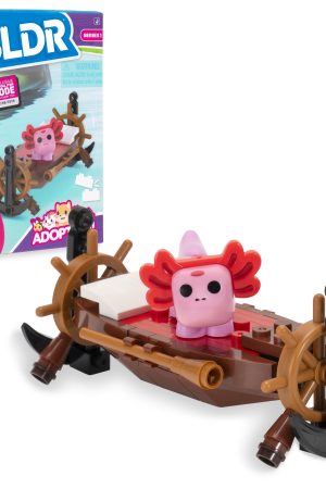 Adopt Me Axolotl & Boat Crib Building Set