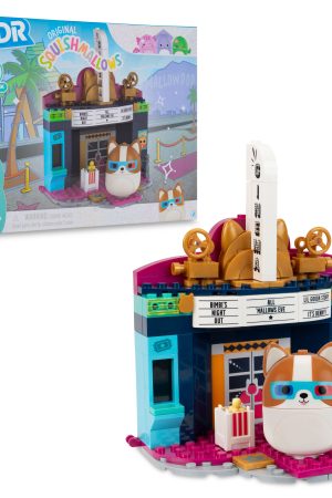 Squishmallows Reginald at the Movies Building Set