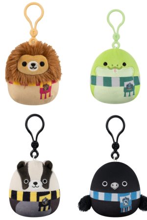 3.5-Inch Harry Potter House Animals Clip 4-Pack