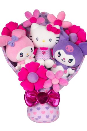 Hello Kitty and Friends  12-Inch Plush Special Valentine's Bouquet