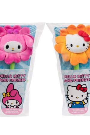 Hello Kitty and Friends 14-Inch Plush Flower 2-Pack - Hello Kitty & My Melody