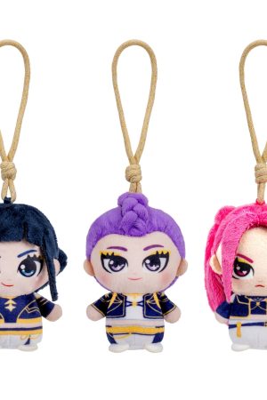 KPop Demon Hunters 3-Pack 4-Inch Clip-On Plush