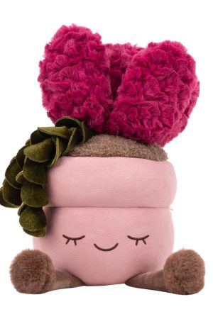 Greenhouse by Russ 12-Inch Pink Pot Succulent Plush