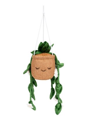 Greenhouse by Russ 8-Inch Hanging Plant with Flowers Plush