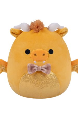 8-Inch Mister the Gold Dragon with Bowtie and Sparkle Belly