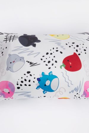 Squish Vibes White SquishPillow Pillowcase (Standard)