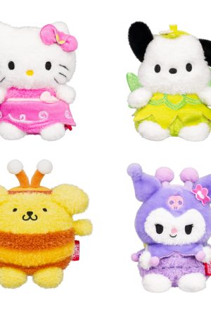 4.5-inch Hello Kitty and Friends FairyGardenBumz 4-Pack