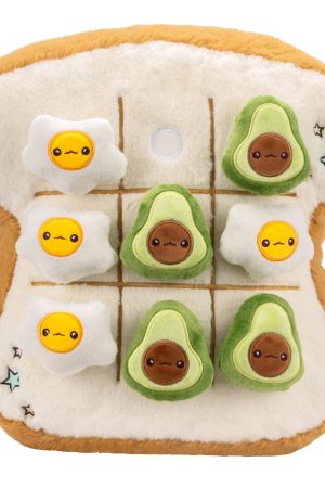 Russ Breakfast Toast Tic Tac Toe Plush Playset