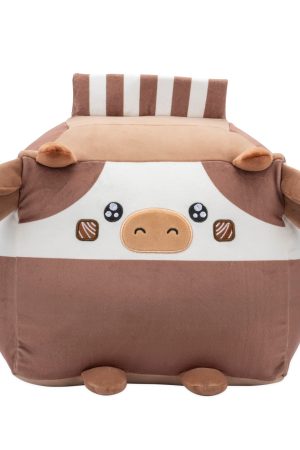Russ 14-Inch Chocolate Milk Box Cow Plush