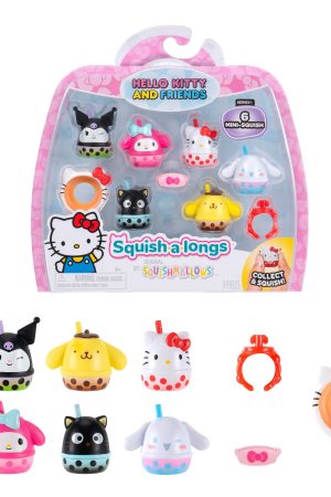 Squish-a-longs Hello Kitty and Friends Boba 6-Pack