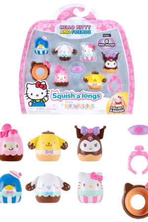 Squish-a-longs Hello Kitty and Friends Ice Cream 6-Pack