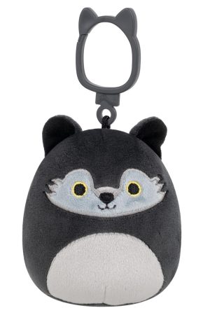 3.5-Inch Dmitri the Dark Grey Wolf Clip