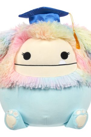 12-Inch Zozo the Teal Bigfoot in Graduation Cap