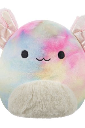 11-Inch Tinley the Rainbow Tie-Dye Axolotl