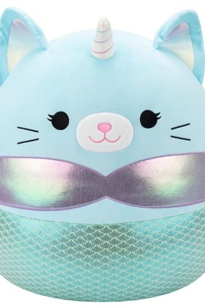 20-Inch Svetlana the Teal Caticorn Mermaid