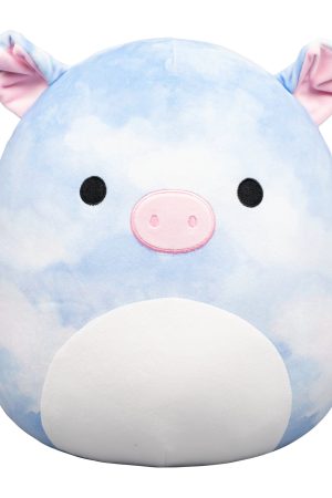 12-Inch Nisbet the Blue Tie Dye Pig