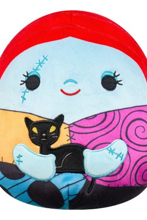 Squishmallows Original Disney 8-Inch Sally Holding Black Cat
