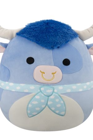 12-Inch Bermayeh the Blue Bull with Ascot