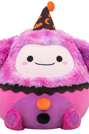 20-Inch Woxie the Magenta Bigfoot in Clown Costume