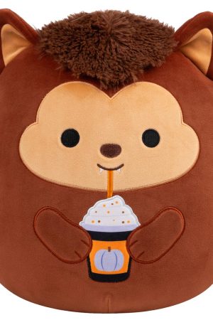 12-Inch Wade the Brown Werewolf Holding Purple Frappe
