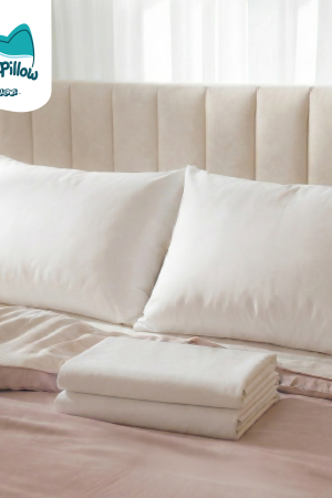 SquishPillow Bed Pillow and Pillowcase 2-Pack