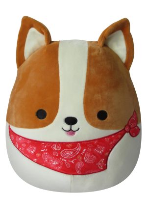 12-Inch Reginald Corgi with Red Bandana