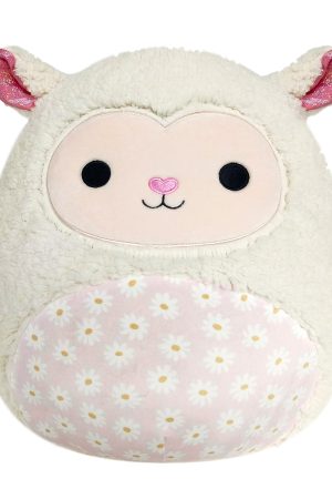 14-Inch Sophie the Cream Lamb with Daisy Flower Belly